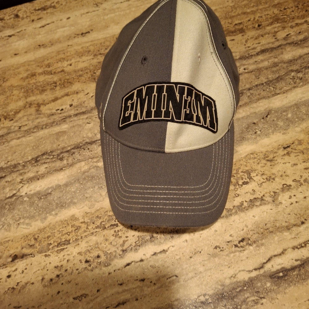 Gray and White Eminem Cap